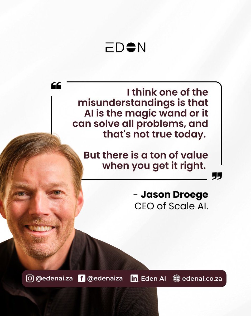 EdenAiza's tweet photo. AI adoption is not just about technology. It involves people, processes, data, and strategy.
We want to hear from you:
What challenge do you see most often when organizations try to implement AI?
Share your thoughts below 👇

#EdenAI https://t.co/wbCQXy4IJL