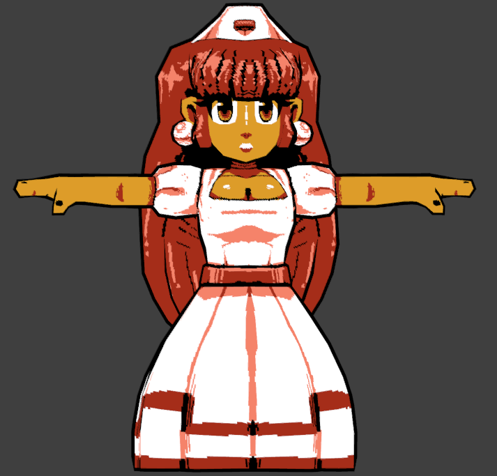 Its_me_NicoBros's tweet photo. the 3d models
they exist for like a year already, but they weren't textured. i had this idea of making a model viewer for the game, so i decided to polish the models and finally texture them.

#b3d https://t.co/zJVo9HUvEu