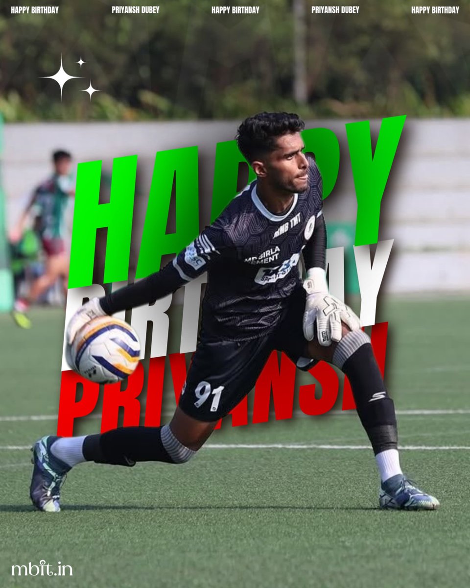MBFT89's tweet photo. Happy Birthday, Priyansh 🧤💚❤️

#JoyMohunBagan #MBFT https://t.co/Rq5gI7FkVL