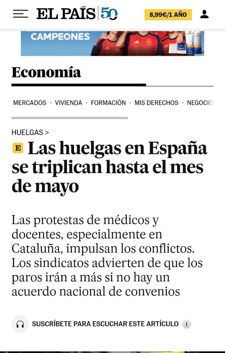 LasKellysBCN's tweet photo. En los últimos 4 años hemos visto huelgas en prácticamente todos los sectores profesionales. Un  fenómeno generalizado que no ha interesado abordar porque no hay respuesta institucional al tratarse de una quiebra estructural. Por eso hace falta un renacimiento social con
HILO🧵👇🏽 https://t.co/dnYUkbpEE3