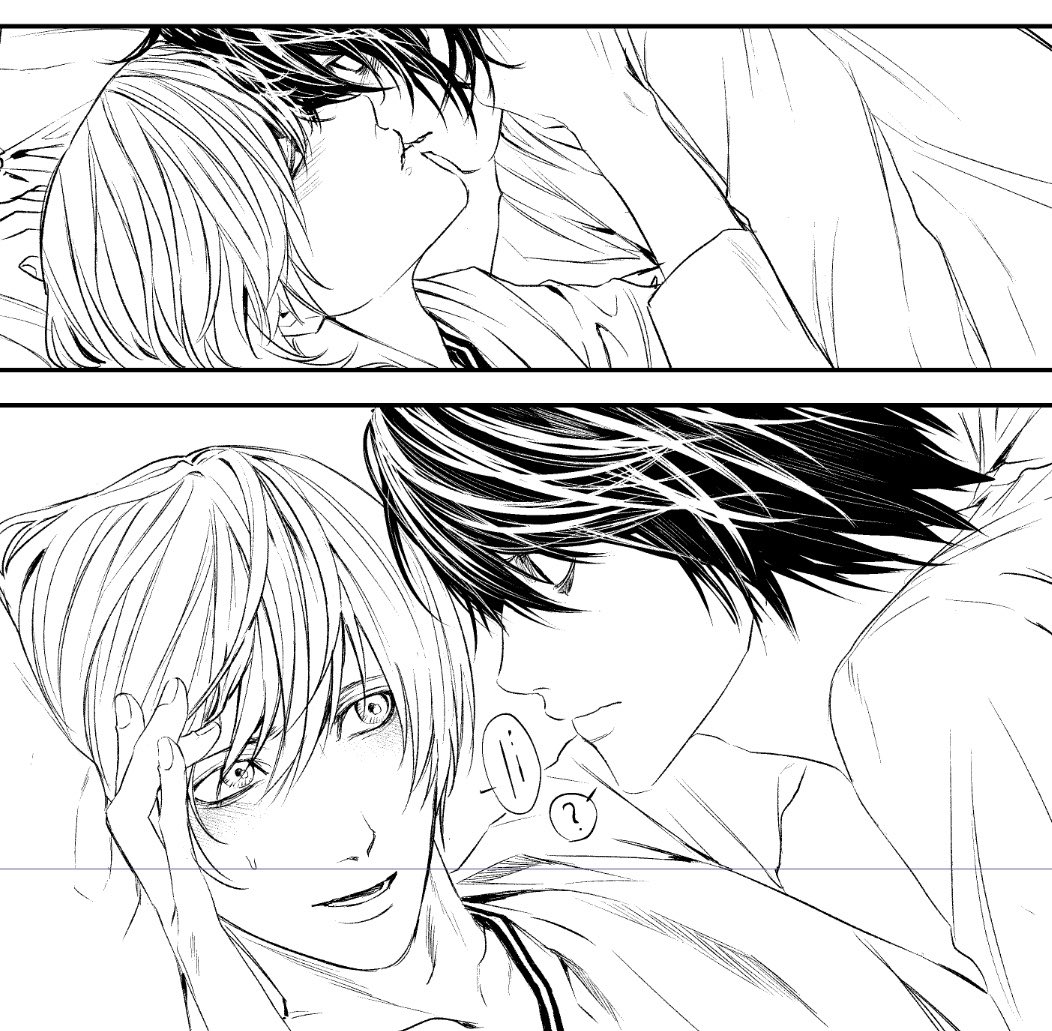 yun_upe's tweet photo. 「あのな、キスの時は目を瞑るものだろ？」 https://t.co/c7U7C7qaxR
