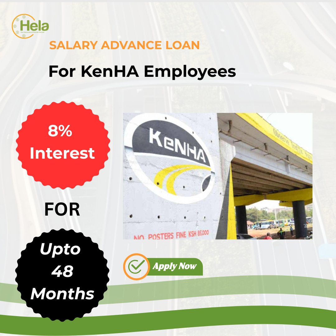 Hela_pesa's tweet photo. Mwezi iko kona? Apply for your salary advance today with Hela Pesa. Click below to sign up.
#kenha #salaryadvance #finance #helapesa
https://t.co/wbRdGAQcfY https://t.co/NAST0ahsZ4