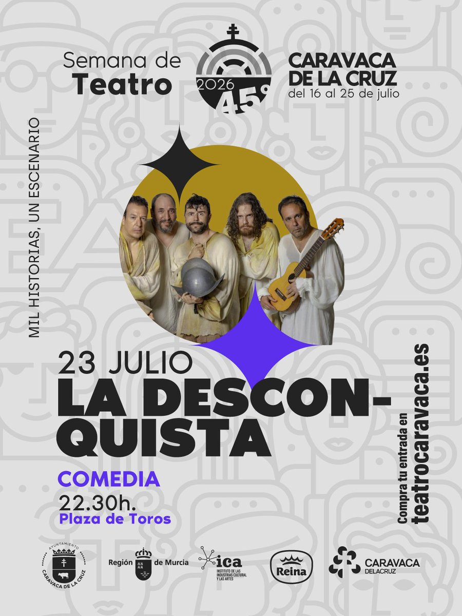 AytodeCaravaca's tweet photo. 🎭 La 45 Semana Teatro Caravaca de la Cruz retoma hoy, miércoles 22, a su programación con 'The Golden Experience (Guerreras K-Pop)', un espectáculo musical para toda la familia.

El festival continuará hasta este sábado con cuatro grandes propuestas:

 https://t.co/EMrtvLQAcn https://t.co/K4aPSmnWFU