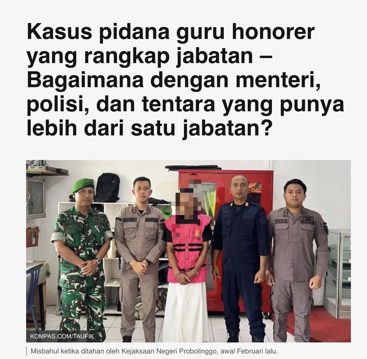 penduduk_lokal_'s tweet photo. Kepala BGN terbaru adalah bagian dari pengkhianat Konstitusi bersama 30 Wamen lainnya.

Disaat Guru Honorer dipidana  & diperlakukan layaknya kriminal karena rangkap jabatan.

Para Wamen?

Mendapatkan jabatan baru dari sebuah proyek korup MBG. Padahal Putusan MK Nomor 128/PUU-XXIII/2025 telah menyatakan dengan jelas soal larangan rangkap jabatan Menteri & Wakil Menteri.

Kita bekerja sampai mati di Indonesia hanya untuk menghidupi para Menteri & Wakil Menteri.