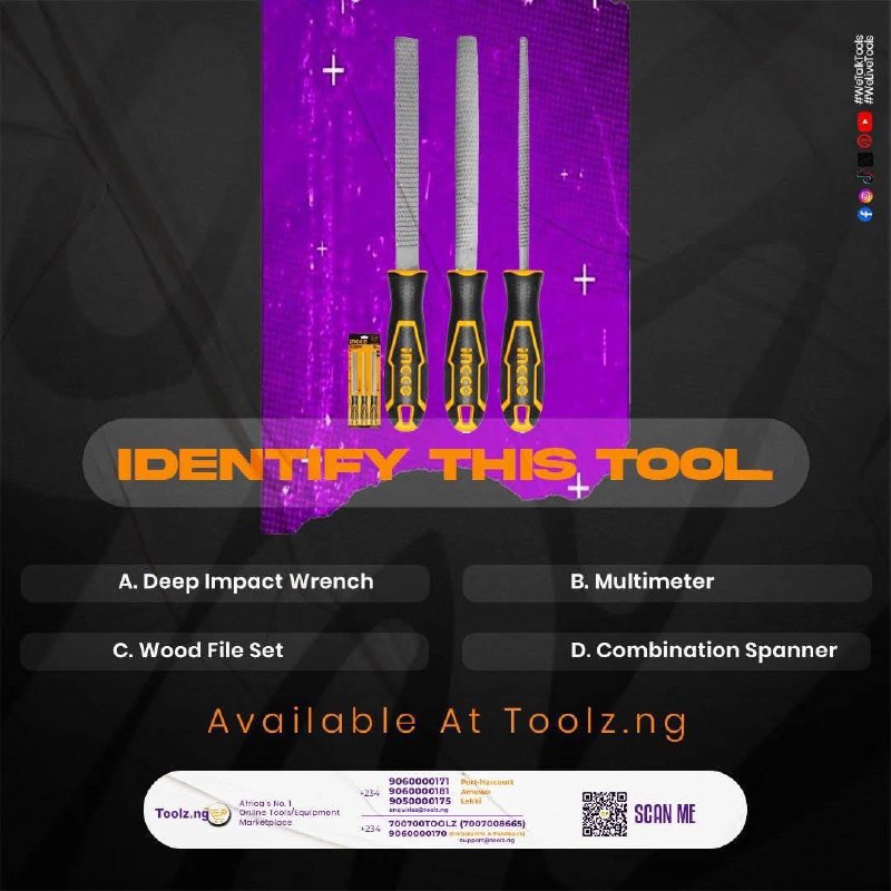 ToolzngOfficial's tweet photo. Think You’re A Real Tool Guru?
Identify This Tool Correctly And Prove Your Expertise!
Drop Your Answer In The Comments And Let’s See Who Gets It Right.
We Keep It #Fascinating
Visit https://t.co/oYuyesboWu
#WeTalkTools #WeLiveTools #ToolChallenge #GuessTheTool https://t.co/9P7OuDCpcU