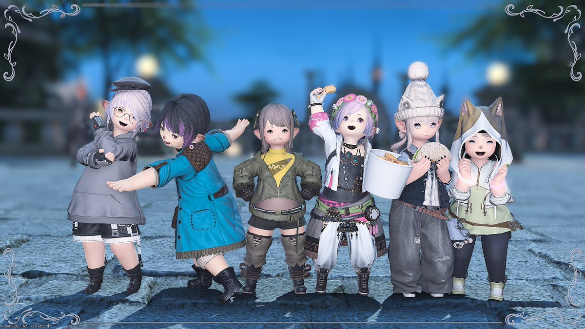 monimoni_FF14's tweet photo. わんこさん・ぽにさんとは約4年ぶり、ちゃたさん・ととさん・れおさんとは初めて遊んできました！

デミアートマ集めのお手伝いだけでなく、エモート・服・マウントまで本当にありがとうございました😭

久しぶりにみんなでワイワイ遊べて、とても楽しかったです！またぜひ遊んでください✨ https://t.co/2wrmG0XxMV