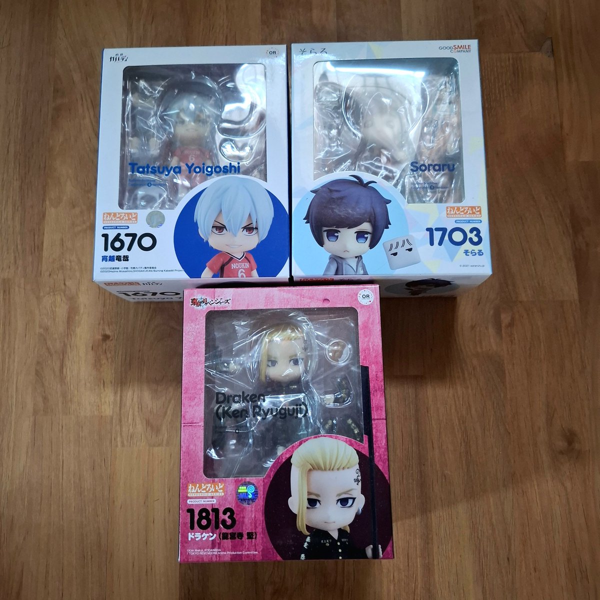 la_cmza's tweet photo. — ด๋อยมือ 2 กล่องละ 450 รวมส่ง
ของแท้นะคะ พาร์ทครบทุกตัว ✅️
เพิ่มเติมเมนชั่น / ทักเดมได้เลยค่ะ 
#ตลาดนัดvtuber #ตลาดนัดโตมัน #ตลาดนัดอนิเมะ #ตลาดนัดด๋อย #ตลาดนัดรวมด้อม #ตลาดนัดtokyorevengers #ตลาดนัดมือสอง https://t.co/cWvGF9gsyt
