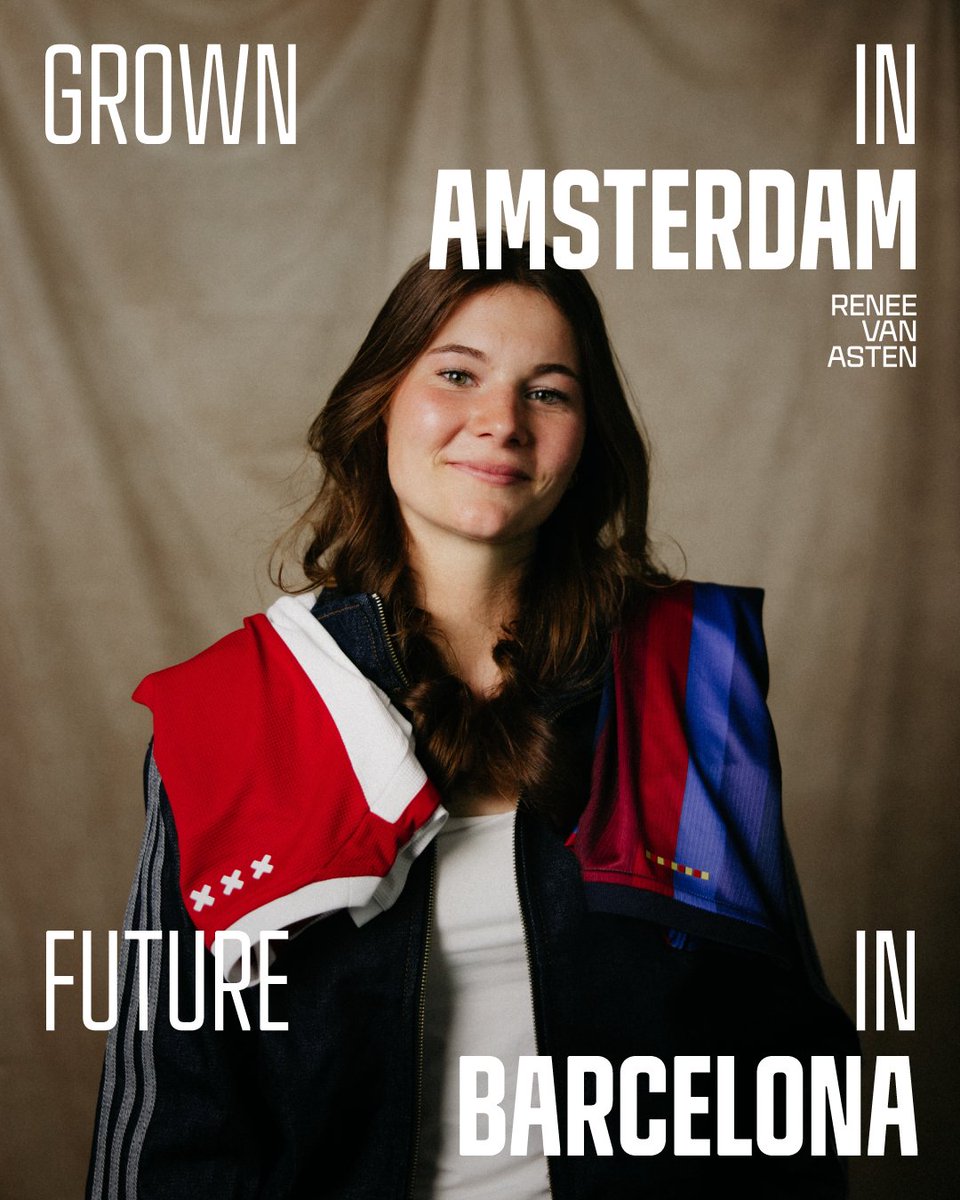 AjaxVrouwen's tweet photo. Renee van Asten is the latest in an impressive line of Ajax players to play for FC Barcelona.

We wish you all the best, Renee! ♥️