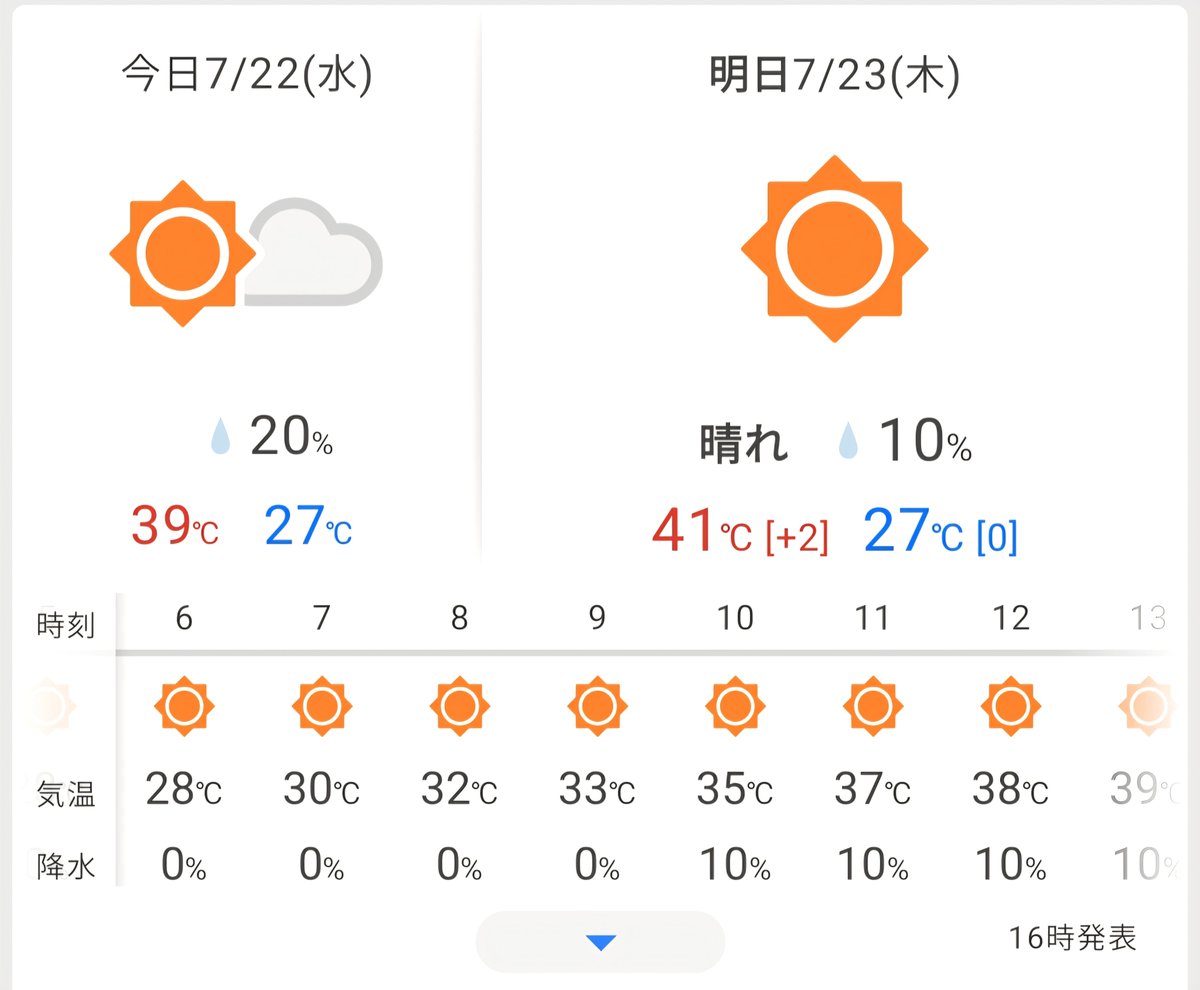 nozomii_c's tweet photo. さらに明日は41℃だそうです。
これはもうナチュラルサウナ事件。 https://t.co/YDv59LBqpl