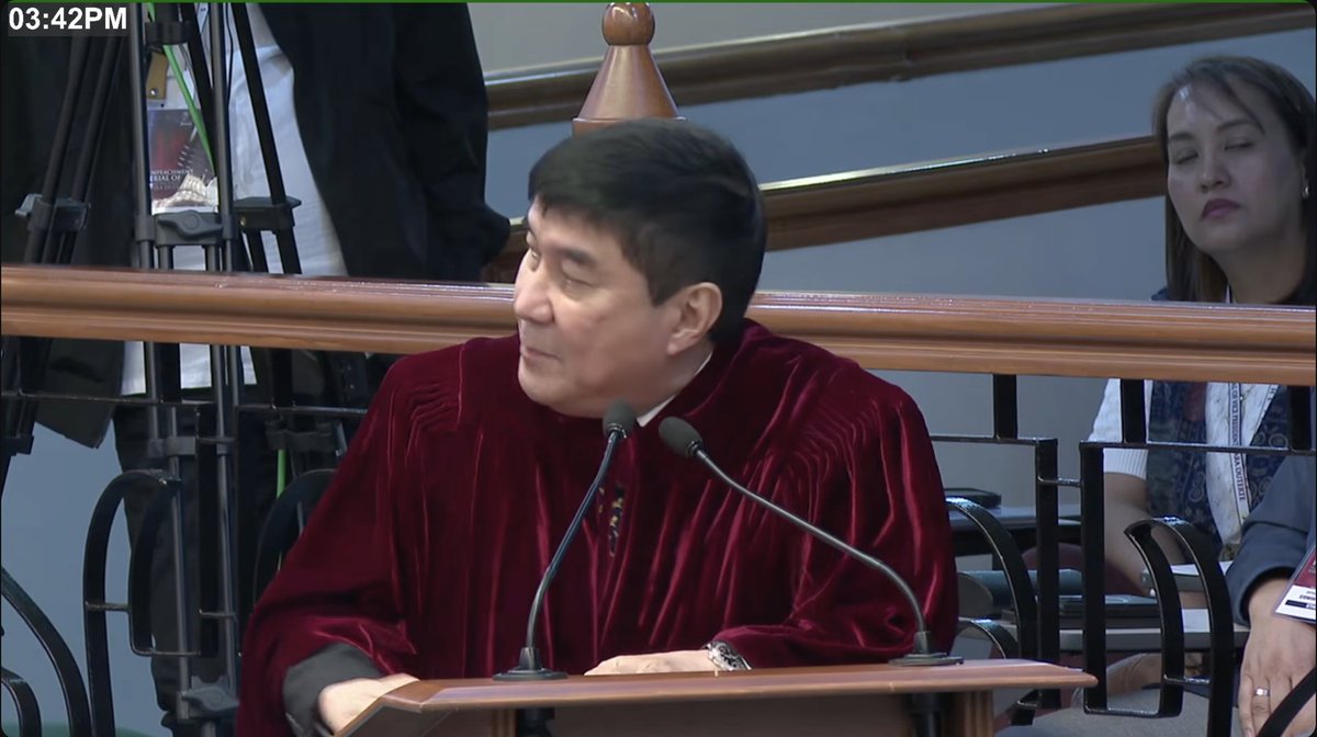 PhilippineStar's tweet photo. 'NAKAKAHALATA NA KAMI AH'

Senator-Judge Raffy Tulfo expressed frustration over time allocations during proceedings, arguing that it is unfair for the minority bloc to receive more speaking time than the majority.

"Nakakahalata na kami ah," he said during the ninth day of Vice President Sara Duterte's impeachment trial on Wednesday. 

Tulfo argued that other senator-judges are allowed to exceed their time limit of two minutes. (Screenshots/Senate)

LIVE: https://t.co/FiGDFiaQMS