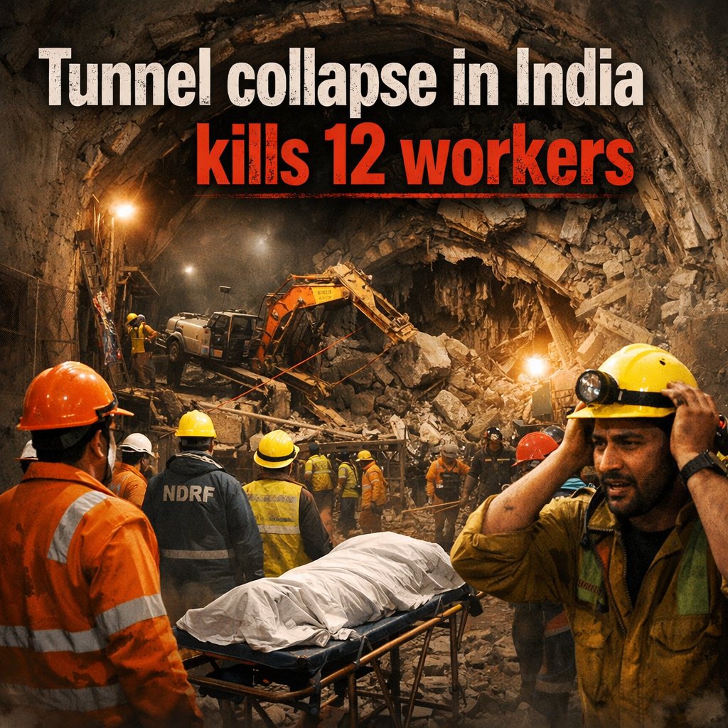 asifsop87's tweet photo. 🚨 Tunnel collapse in Sikkim kills 12 workers; rescue teams continue efforts to save those trapped. #Sikkim #IndiaNews #TunnelCollapse #RescueOperation #BreakingNews https://t.co/6yrOxdVIfS