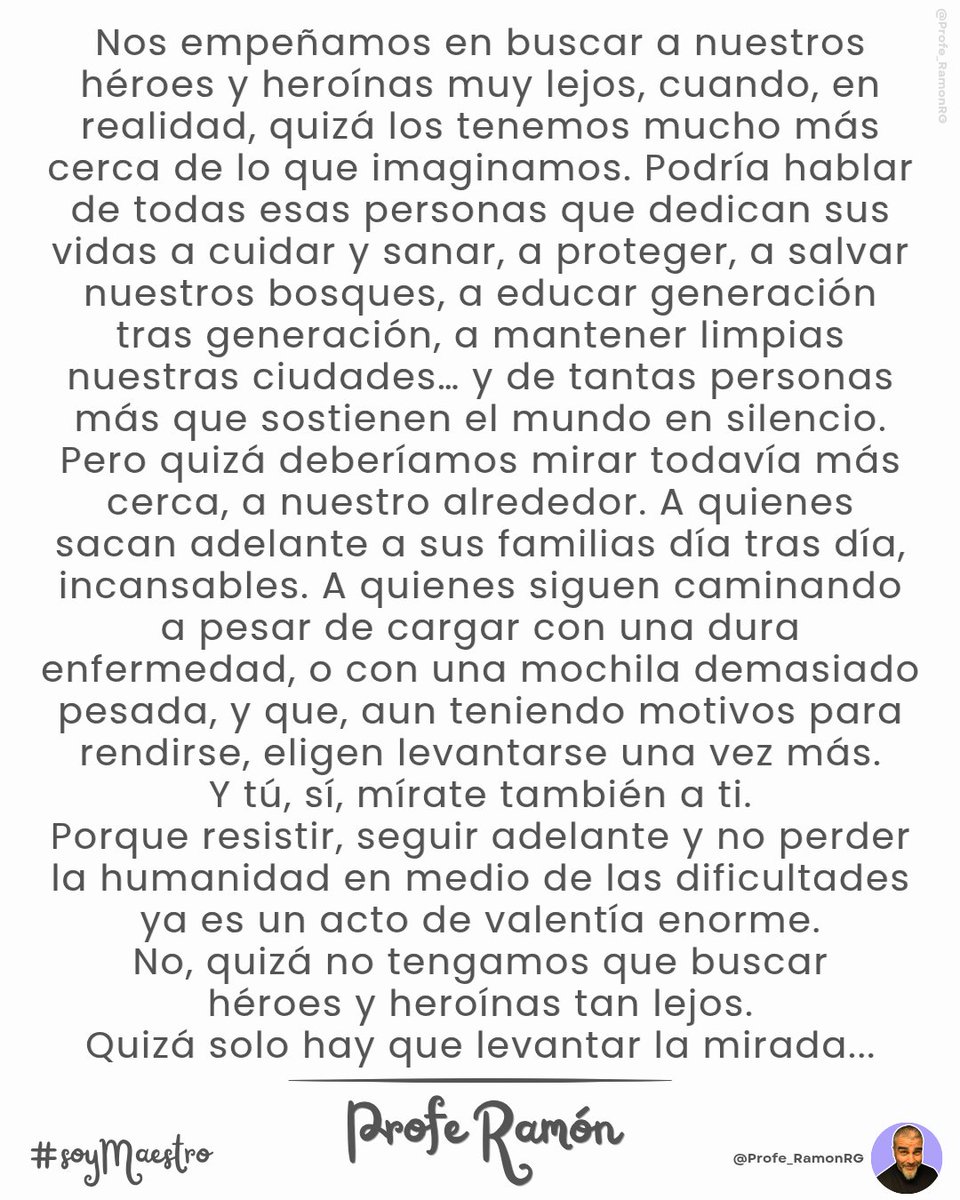 Profe_RamonRG's tweet photo. Quizá... 😊
(Un abrazo)
#soyMaestro https://t.co/RmLOL8PCX5