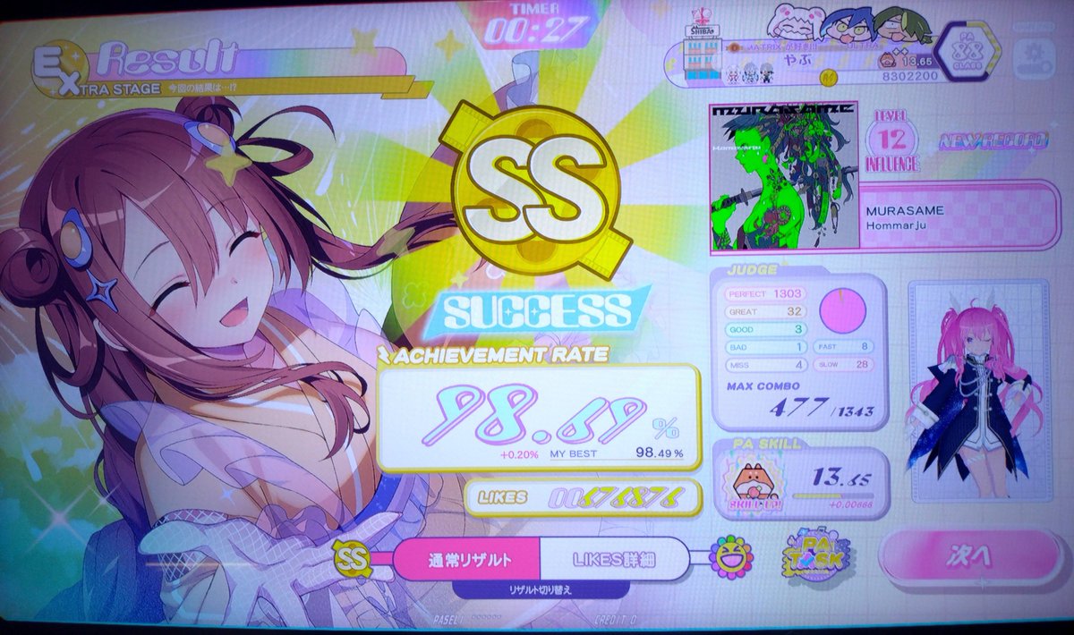 yabusame_11's tweet photo. 伝導楽曲楽し過ぎる✨
天丼はまだ伸びそ〜 https://t.co/BLbpO55X9J