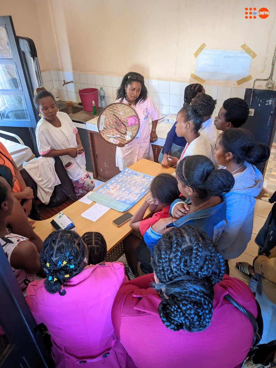 UNFPAMadagascar's tweet photo. In Manakara, 30 #YoungPeerEducators strengthened their skills in #ComprehensiveSexualityEducation, HIV/STI prevention, family planning, menstrual hygiene &amp; #GBV prevention. 

Better equipped, they will inform, refer &amp; support peers. 

Implemented by @UNFPA w/ Gvt🇲🇬 &amp; 🇳🇴 support. https://t.co/m4cvuNsd0I