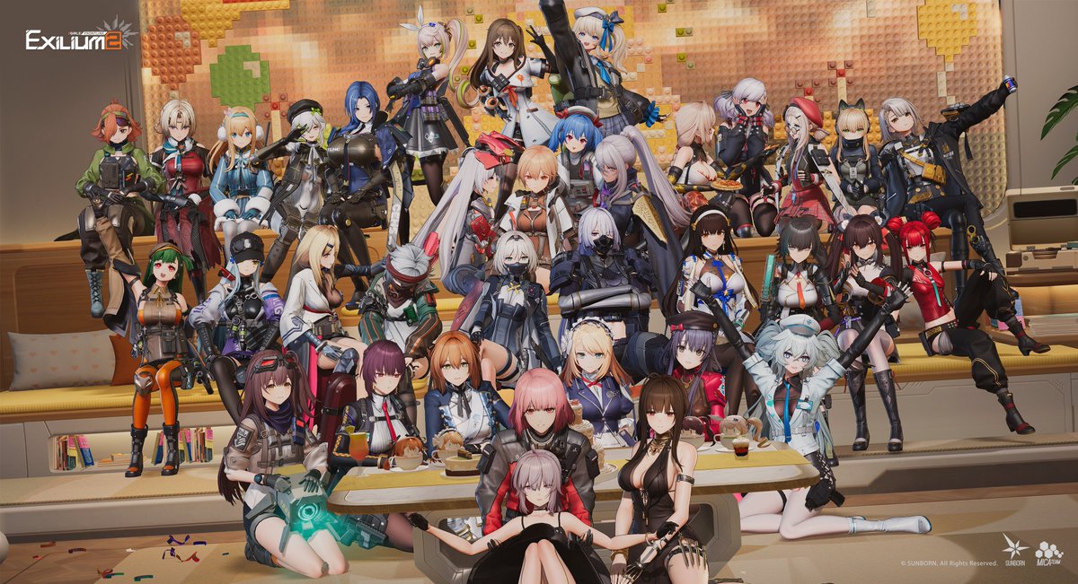 GFL2EXILIUM_EN's tweet photo. Wallpaper | A Precious Group Photo

Every photo is a way to preserve precious memories.
Everyone is an irreplaceable part of this journey.

Thank you, Commanders, for all your support!
Share your thoughts about this photo or your messages for everyone in the comments~

Download the wallpaper here:
https://t.co/BogRUVhPsf

>> Download on mobile and PC: https://t.co/3G02IJclog
#GirlsFrontline2Exilium #gfl2exilium
