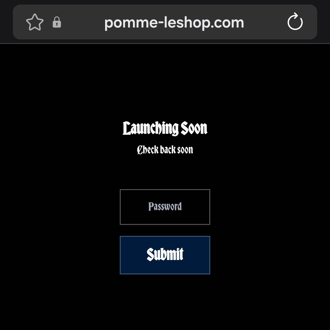 Pomme_Source's tweet photo. Ne serait-ce quelque chose qui se prépare sur la boutique ? 🧐 https://t.co/yWMaXgDxk9