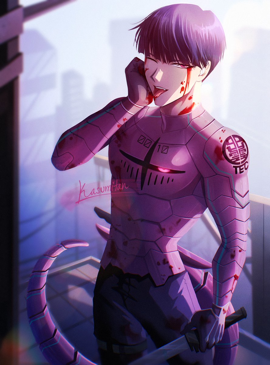 Kasumitandraw's tweet photo. lets go fight something~
#KaijuNo8 #怪獣8号️ https://t.co/0BmVoZkpQb