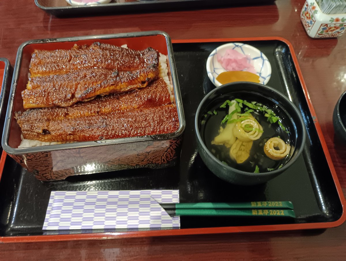 DaysKame's tweet photo. うなぎの新玉亭。うな重。 https://t.co/zEcWzzHX2L