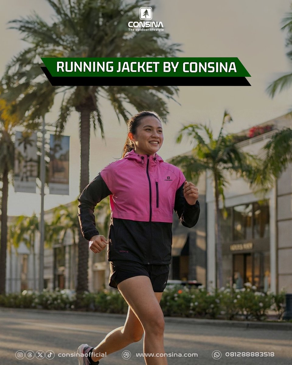 ConsinaOfficial's tweet photo. Beda cuaca, beda jaket andalan. Pagi dingin, angin kota, sampai cuaca random tinggal pakai, lanjut lari, gak perlu banyak drama.

Hari ini mau ngejar pace di mana? https://t.co/SIgQH3oYCJ