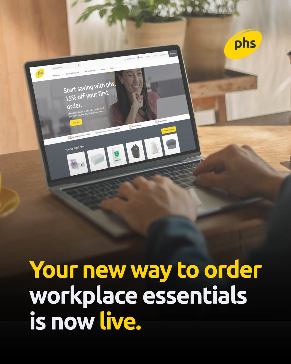 phsgroup's tweet photo. You can now browse and order workplace consumables directly through our website. From hand towels and soap to cleaning products and hygiene essentials, everything you need is just a few clicks away.
 
Explore our range today >> https://t.co/60QKlZ3pKP https://t.co/UkR2OUpoaP