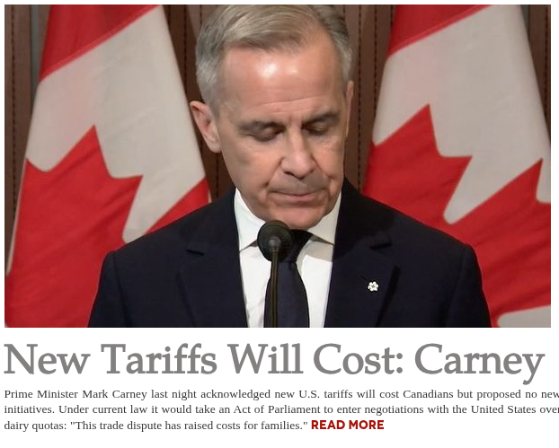 TruthFringe's tweet photo. "This trade dispute has raised costs for families."

- @MarkJCarney 

Make no mistake....A trade dispute created 100% by the @liberal_party. 

#cdnpoli🇨🇦 https://t.co/UzEhB4LzbR