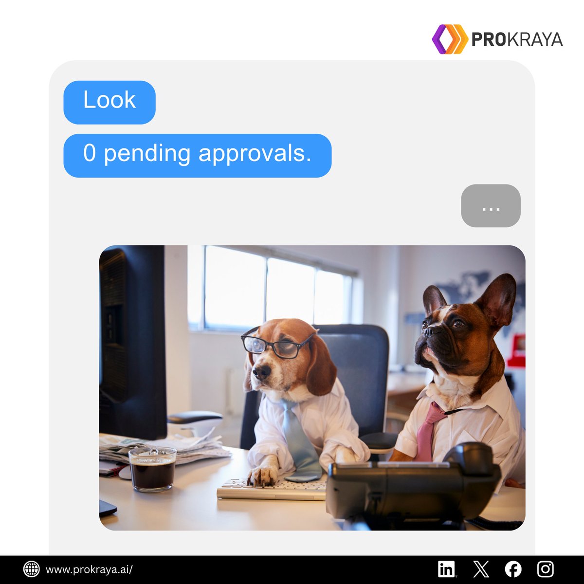 prokraya's tweet photo. POV: You log into your procurement system and see:
0 Pending Approvals.
That's what happens when workflows run themselves, not your team.
#Procurement #Automation #S2P #Prokraya https://t.co/75BrQ2GCYZ