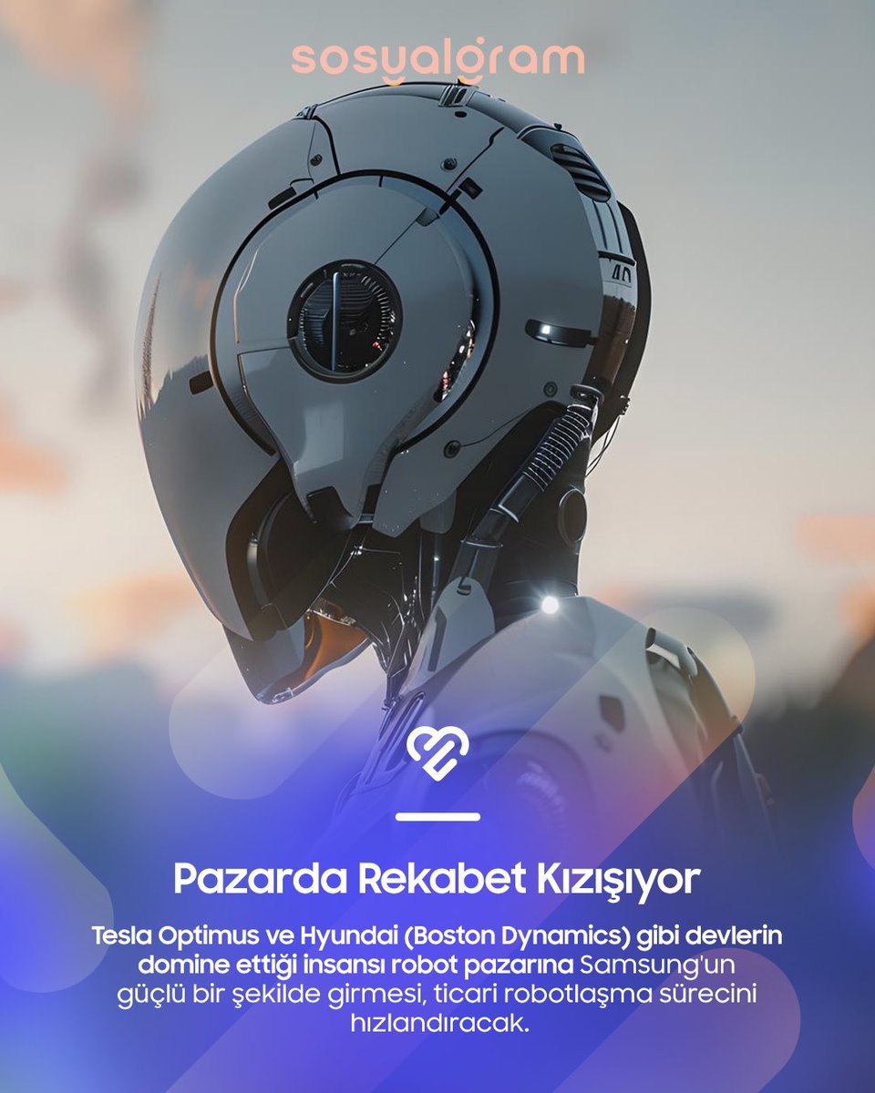Sosyalgramcomtr's tweet photo. Samsung, robotik teknolojiler için özel "RX" birimini resmen kurdu! 

Yapay zeka destekli yeni nesil robotlar geliyor. 

#Samsung #Robotik #YapayZeka #Teknoloji #SosyalGram https://t.co/90yGnIsBUx