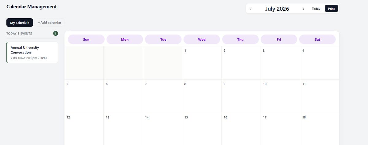 missmaevenz's tweet photo. created a calendar management according to what I want and like using Claude AI, but one thing that pisses me off is that it cannot be accessed by others/computers. all the inputs I have added will not be visible to any different computer users once they open it. HAHAHAHAHA https://t.co/A6yMe7iSGD