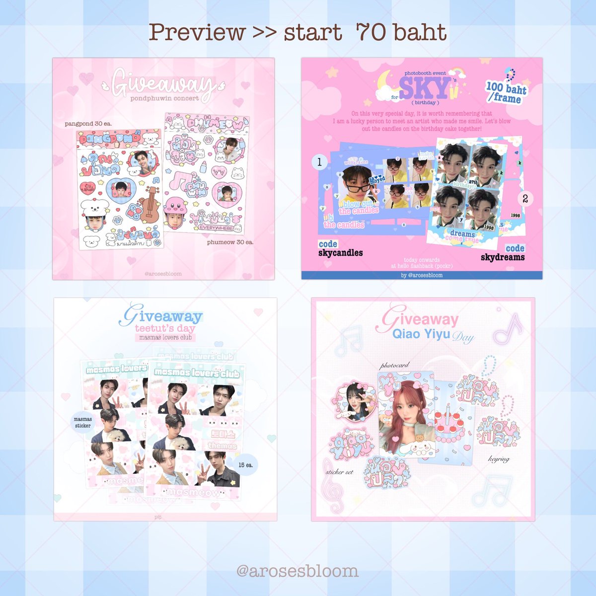 arosesbloom's tweet photo. Comission open <33
โปสการ์ด / สตก / พรีวิว / แบนเนอร์ Etc.
★ งานสไตล์เค้า ไม่นำงานคนอื่นมาบรีฟน้าาา ★

✉️ ราคาในรุปคือราคาเริ่มต้น
🪸รองาน 3-7 วัน ตามคิว ; ไม่รับงานเร่ง
สนใจ/สอบถามเพิ่มเติม DM @ilykimoh

> เพิ่มเติมในเมนชั่น <

#รับออกแบบ #รับออกแบบgiveaway #รับออกแบบของแจก https://t.co/d6ZPjMf0SG