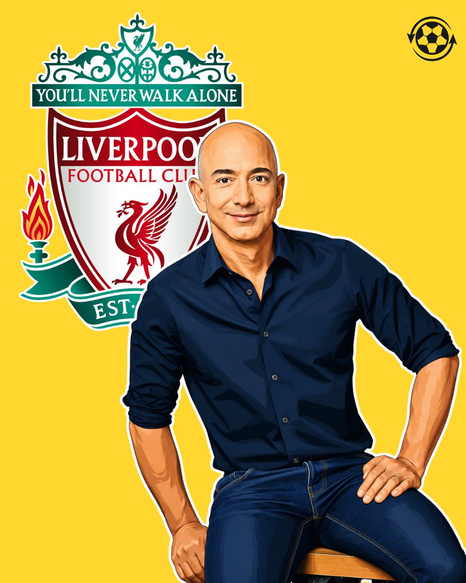 DeadlineDayLive's tweet photo. 🚨 Amazon founder Jeff Bezos has been approached to join a consortium led by former QPR co-owner Amit Bhatia to buy stake in Liverpool.

Bezos is worth $257 BILLION. 

(Source: @SkySports) https://t.co/orW2O2aURI