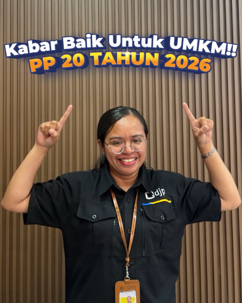 pajakbaa's tweet photo. Nggak perlu overthinking lagi soal batas waktu yang bakal habis.  ​Buat WP Orang Pribadi yang omzetnya di bawah Rp500 juta setahun, kamu  tetap bebas dari Pajak Penghasilan. 🎉  ​Yuk, makin semangat usahanya dan jangan lupa kewajiban pajaknya tetap  dilaporkan dengan tertib! 🚀 https://t.co/vqd0YWALK6