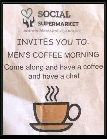 Stag_RosePPG's tweet photo. #wednesday 💙Men's Coffee Morning 💙
#EndLoneliness
So guys, need a boost, company, coffee & chat. Drop into @RothMinster Connections - 10am ☕️🍪👍🏽
#coffeemorning #communitysupport #peersupport #livedexperience #MensSocial #MenMatters #MensHealthMatters #mensmentalhealth https://t.co/3L8CLzSz8Z