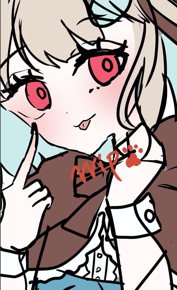 A_310S's tweet photo. 誰を描いてるでしょうか！！！ https://t.co/2Q28Ya2qng