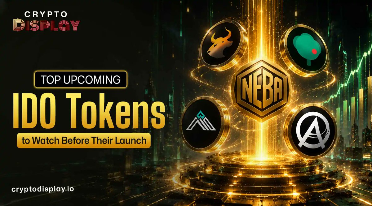 CryptoDisplayio's tweet photo. Top Upcoming IDO Tokens 🔥

$BULL
$NEBA
$CIDER
$FONQ
$DDY

👉For More Details - https://t.co/qqGaiAaMvn

#CryptoDisplay #BULL #IDOTokens #NEBA #CryptoCommunity @Cider_Protocol #FONQ #DDY https://t.co/gPAVu7FzvH