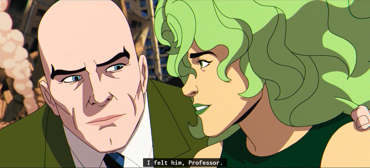 hunterinpink's tweet photo. #xmen97 #xspoilers
-
-
lorna finally understands her father and who he really was because charles showed it to her i think this episode was so beautiful 😭 she had a whole arc today. “lorna, you are your father’s daughter” and proceeds to show her the good in magnus. i am sobbing https://t.co/h9N7jcpZAo