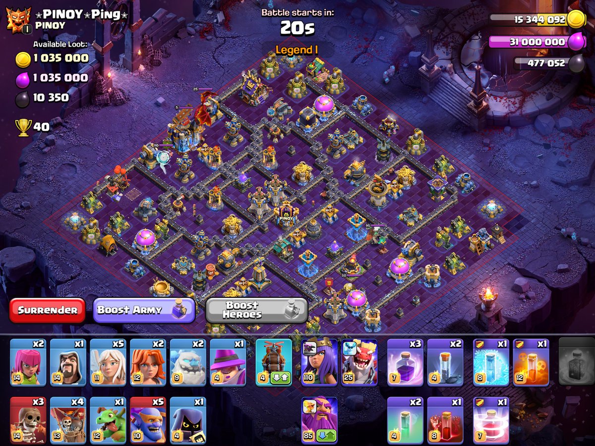AMINCOC_1's tweet photo. Guys don’t forget to complete ur heroes upgrades, I forgot my king☠️🫣 the unlimited heroes is over.

#legendsleague
#clashofclans https://t.co/jTwoSwP1Te