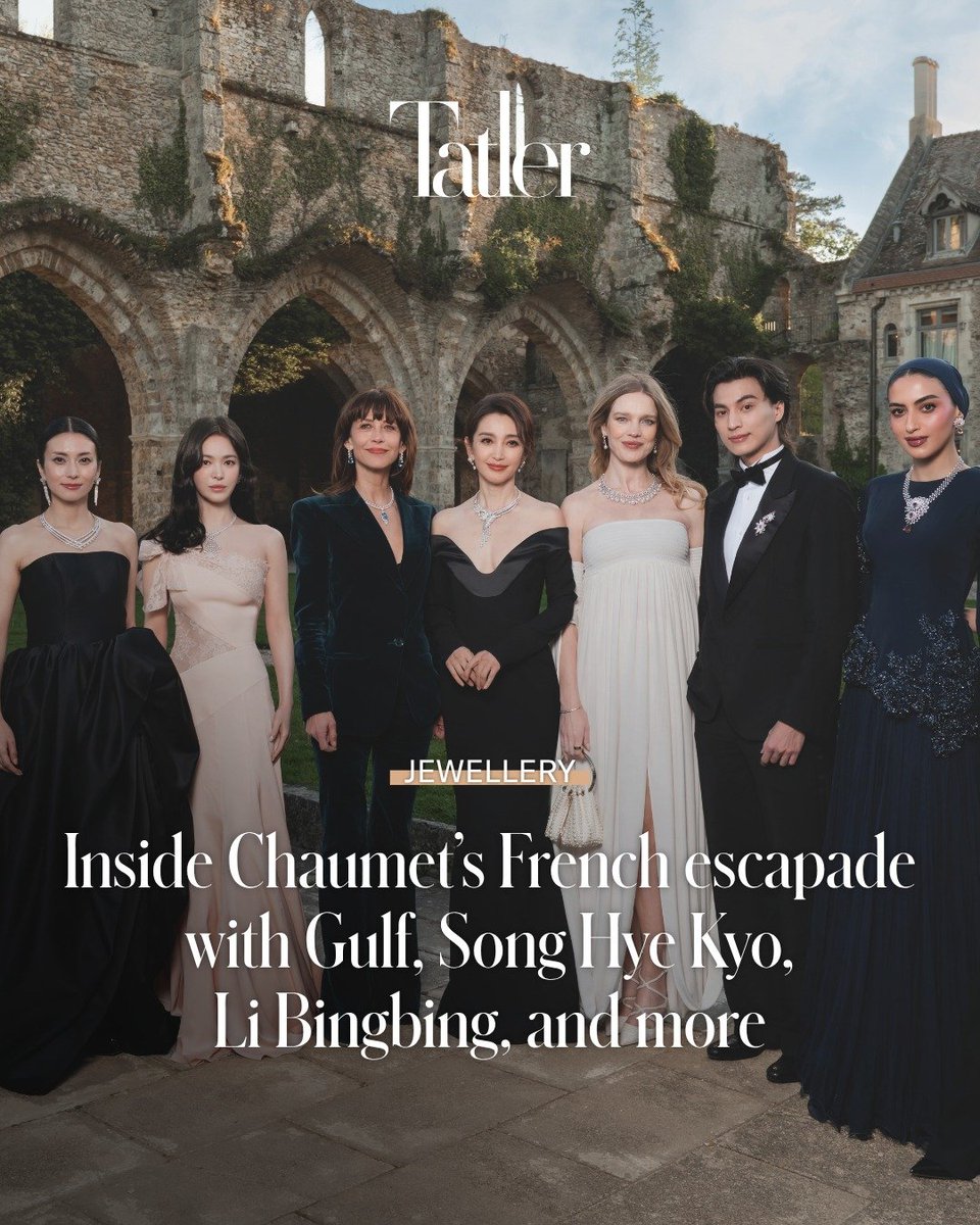 chee_mikyla's tweet photo. IG: tatlersingapore

Unveiled to the maison's inner circle in the idyllic French countryside #AJourneyThroughNature is its most poetic expression yet -an intimate high jewellery collection that celebrates flora, fauna, and the enduring beauty of the living world.
#ChaumetxGulf https://t.co/3fzbG6tlXZ