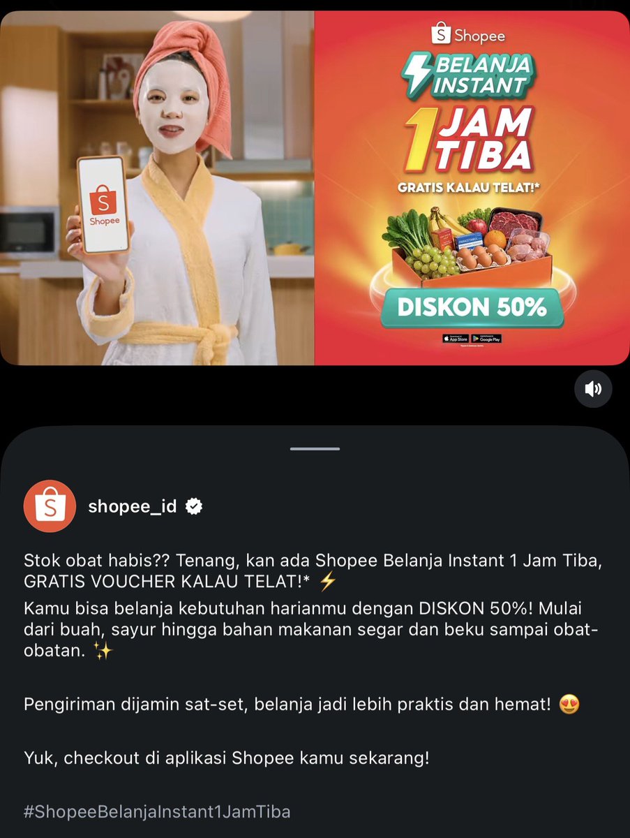 thre07's tweet photo. Susu di rumah habis, sekalian pesan daging ayam dan sayur lewat Shopee Belanja Instant 1 Jam Tiba. Semua kebutuhan harian datang cepat, belanja jadi lebih hemat karena ada Diskon 50% dan Gratis Voucher Kalau Telat. #DagingTelurShopeeInstant1Jam https://t.co/8Xnzp3XiQH