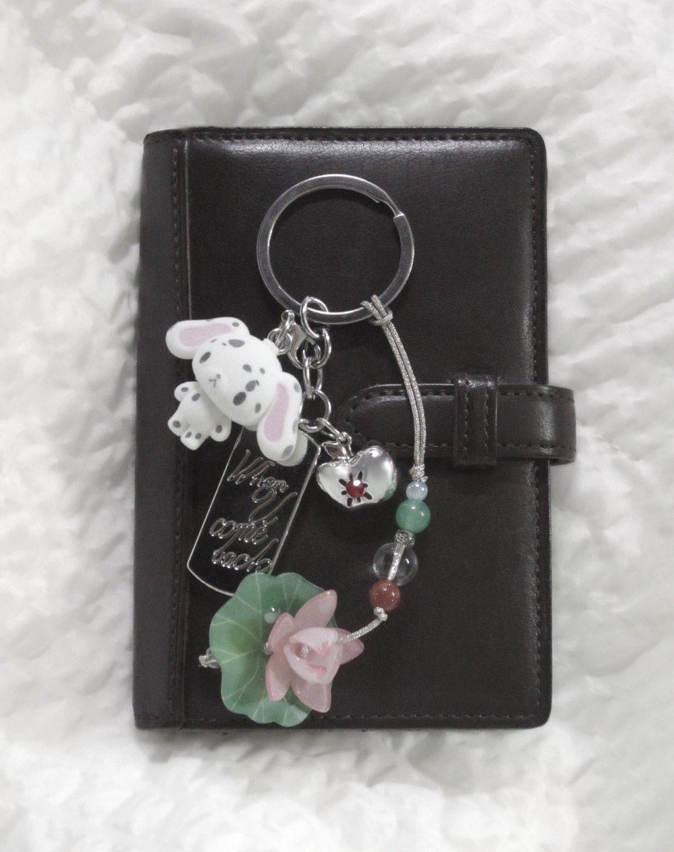 whochankawaii's tweet photo. new diary and keyring🪷 https://t.co/xUY37D7nUF