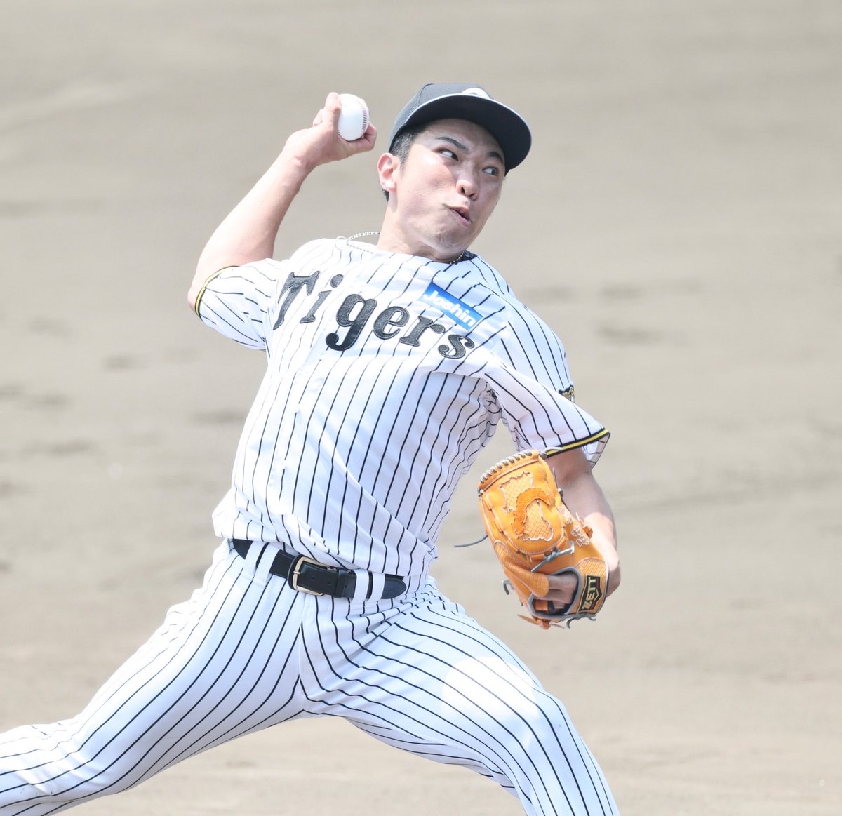dailytigers2026's tweet photo. 石井投手がマウンドへ戻ってきました！ https://t.co/hG0OBfnz8x