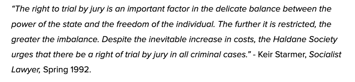 LouLeeLouLa's tweet photo. @KarlTurnerMP @andyburnham We are not being honest here, are we - it's not the first time Trial by Jury has been removed - 1855, 1977, 1988, 2003 and every time a summary only offence is created. We need a restoration! https://t.co/3l3fZM6l4P