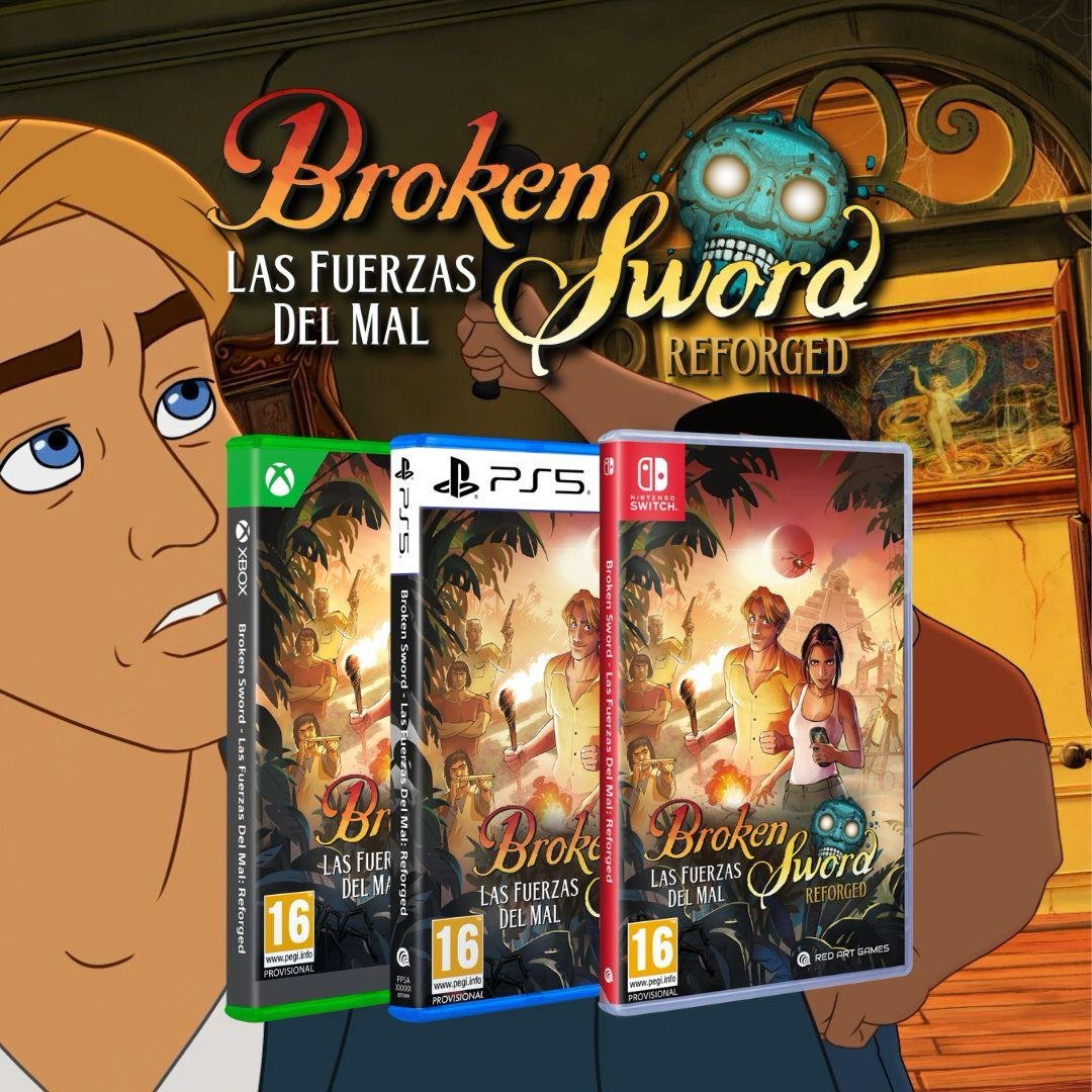 ofertasXjuegos's tweet photo. Broken Sword Las Fuerzas del Mal Reforged #TodoConsolas
Ya en reserva con envío gratis en todas sus versiones:
SWITCH 🔴 https://t.co/KkYyxz2fqV
PS5 ⚪️ https://t.co/sEnEpikMla
XBOX 🟢 https://t.co/qe2ns99bqn https://t.co/NssqIrI0we