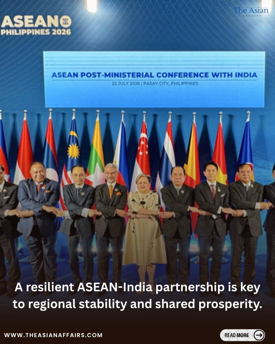 AsianAffairs11's tweet photo. ASEAN and India are reinforcing their commitment to a stronger partnership as regional leaders highlight the importance of cooperation for stability, resilience, and shared prosperity.

#ASEAN #ASEANIndia #Indonesia #India #MaritimeCooperation #UNCLOS #RegionalStability https://t.co/RL2CebJ1H6