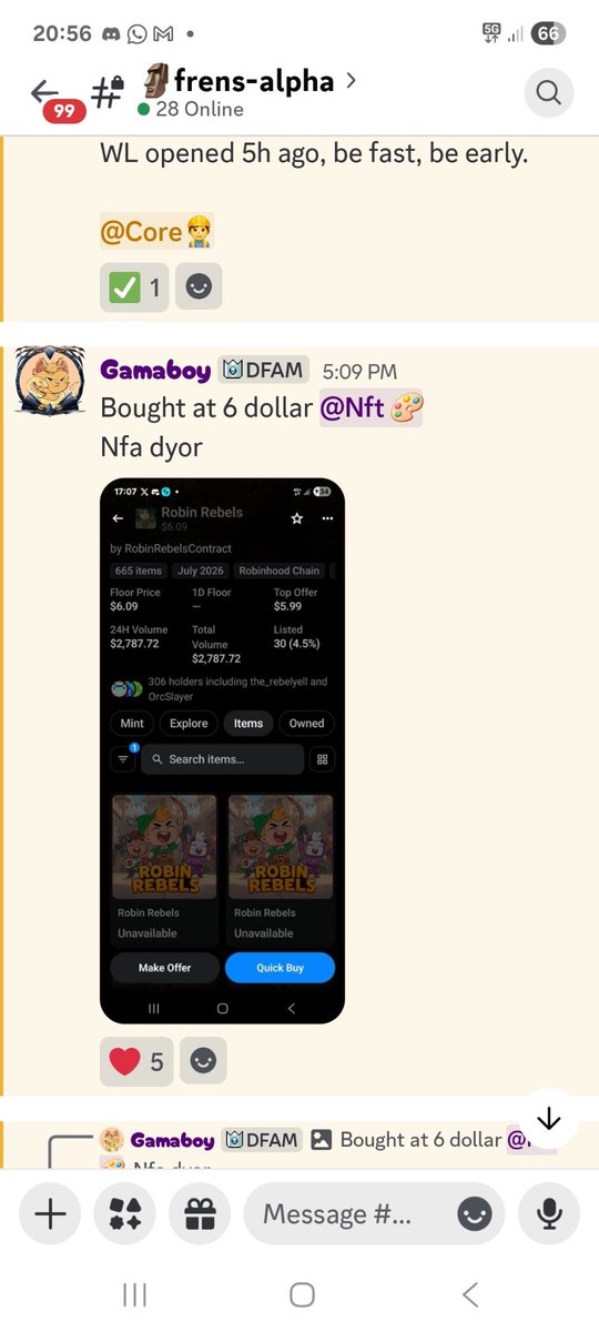builderzcore's tweet photo. this is your reminder that alpha is different in builderzcore community 

we don’t chase hype  we call early alpha.

• Stonkbroker > 2.2m mcap >ATH $14M
• Pixona NFT > called at $2 > sent to $15
• $JAMES (monad) → 650k mcap → ATH $4.2M
• dumpstr → 50k mcap → ATH $1.4M
• Robin Rebels NFT → $6 → ATH $35 (in 24hrs 🤯)

this isn’t luck it’s pattern recognition + timing + a hungry community.

while others scroll, we position.
while others fade, we accumulate.
when others left, we build.

you can still be part of core 
Here 👉https://t.co/0OdLACuHG7