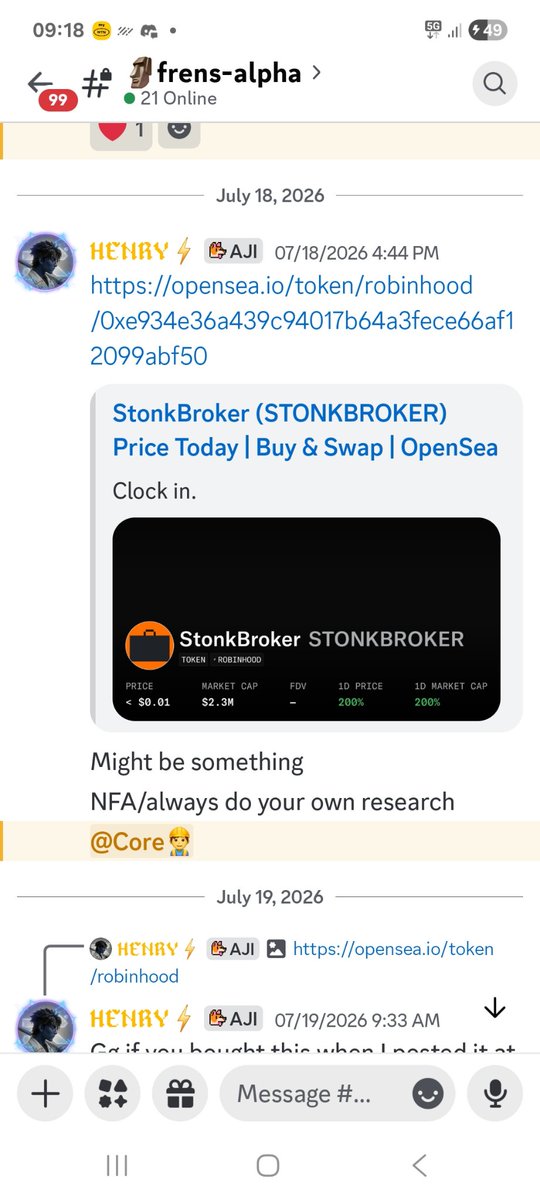 builderzcore's tweet photo. this is your reminder that alpha is different in builderzcore community 

we don’t chase hype  we call early alpha.

• Stonkbroker > 2.2m mcap >ATH $14M
• Pixona NFT > called at $2 > sent to $15
• $JAMES (monad) → 650k mcap → ATH $4.2M
• dumpstr → 50k mcap → ATH $1.4M
• Robin Rebels NFT → $6 → ATH $35 (in 24hrs 🤯)

this isn’t luck it’s pattern recognition + timing + a hungry community.

while others scroll, we position.
while others fade, we accumulate.
when others left, we build.

you can still be part of core 
Here 👉https://t.co/0OdLACuHG7