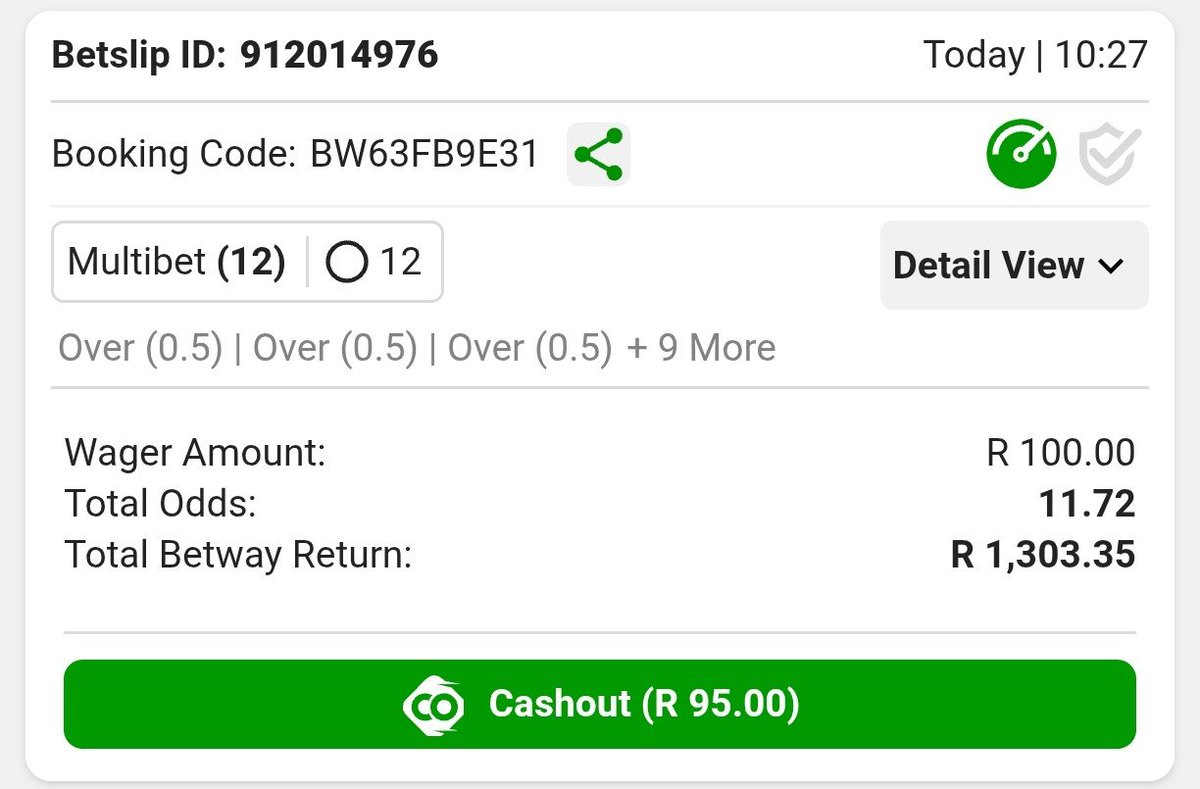 Active1Bets's tweet photo. Over 0.5 goals 1st half 

BW63FB9E31

#Betway https://t.co/b3pd3ytgUA