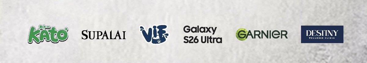 TheoryofYinWar's tweet photo. ขอขอบคุณแบรนด์คู่บุญของหยิ่นวอร์ค่ะ🙏🏻

@KatoFruitnFun 
@supalaiplc 
@VIF_FC 
@SamsungThailand 
@GarnierThailand 
@DestinyClinicX https://t.co/tTYoQxRkZ7