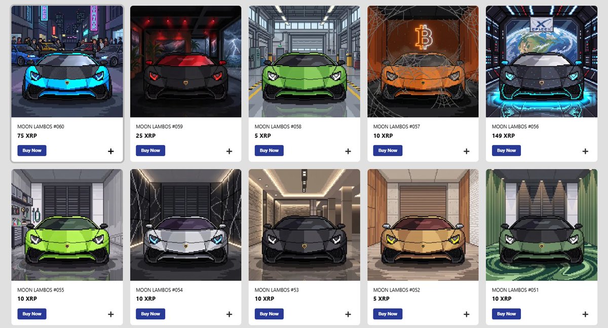 moonlambos_XRPL's tweet photo. Another update... 10 new Moon Lambos have been added to the collection. 🔥

Check it out here: https://t.co/KPyNyHXTEY

#XRPL #XRPLNFTS https://t.co/QdvwPQKbh4