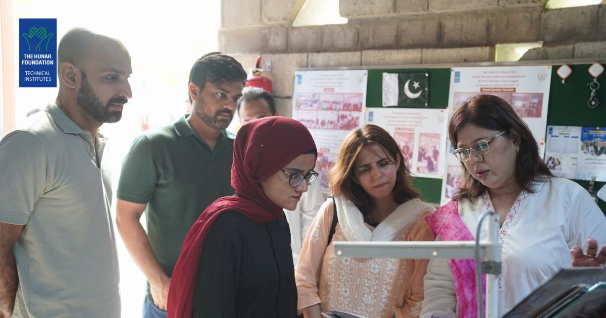 THFHunar's tweet photo. The Hunar Foundation welcomed the @nowpdp team for visits to RAAS, SNTI and Emerge Incubation Center.

The visit explored opportunities to expand inclusive, industry-relevant TVET for youth and persons with disabilities.

#TheHunarFoundation #NOWPDP #TVET #SkillsDevelopment https://t.co/sbK934CZKo