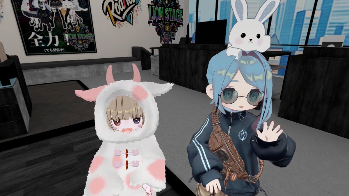 VRCLionProject's tweet photo. #WeeTV にて LIONSTAGE カウントダウン動画を更新しました！✨
本日公開は、運営チームの おこた さん &amp; なまあ さんが登場！📷

LIONSTAGEへの想いや、イベント制作の裏側、ここでしか聞けないエピソードを語っていただきました！🦁

#らいぷろ https://t.co/lgTPDheG3Z